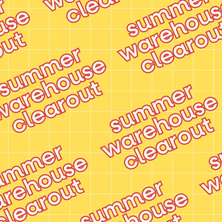 Our Summer Warehouse Clearout breaks all the business rules. Why we're doing it anyway
