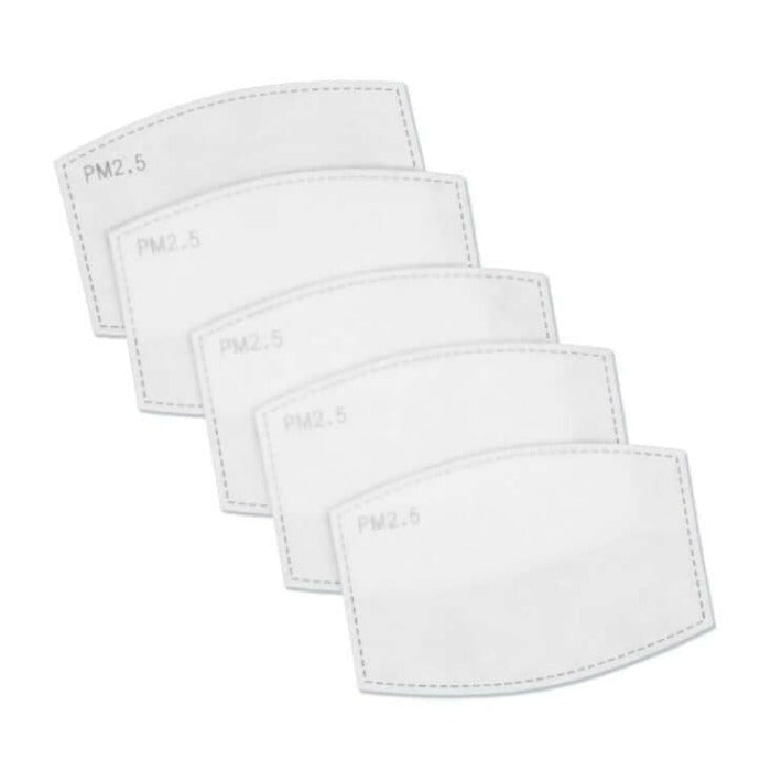 Flat PM 2.5 Filters Face Mask Unbelts