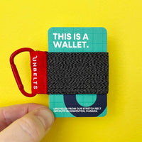 Unwallet (Upcycled Elastic Wallet) Accessories Heathered Slate Unbelts